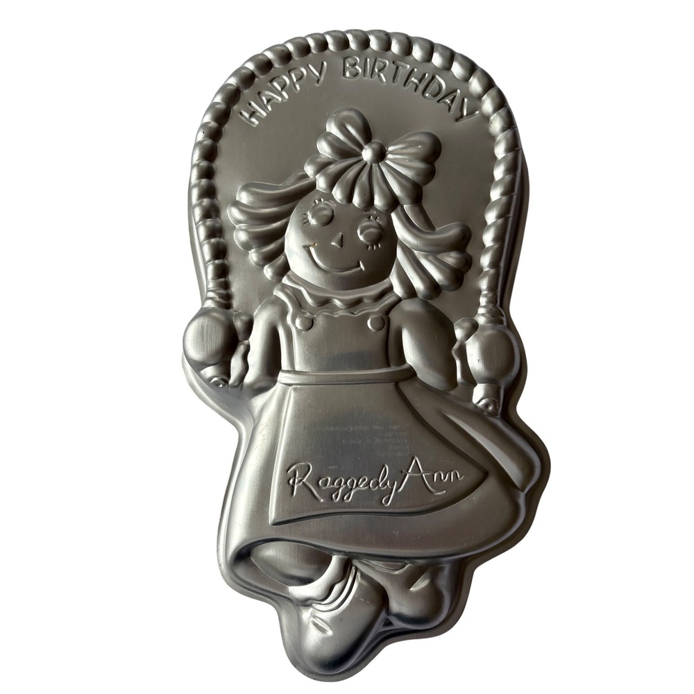 Vintage 1981 Wilton Raggedy Ann Happy Birthday Jumping Rope Cake Pan 502-3797